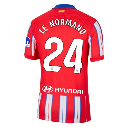 Moški Nogometni dresi Atletico Madrid Robin Le Normand #24 Domači 2024-25 Kratek Rokav